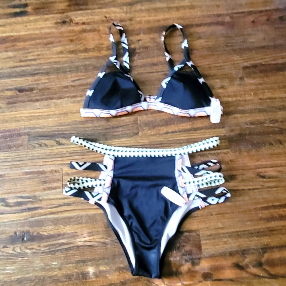 Victoria's Secret Black and White Bikini